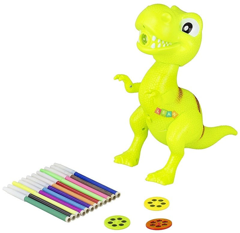 Kids Childrens Toy Overhead Projector Dinosaur 18P