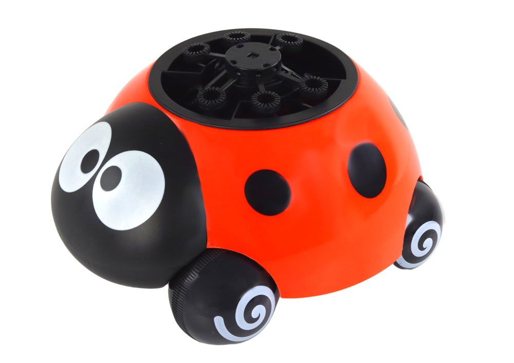 Ladybug Illuminated Bubble Machine on Wheels