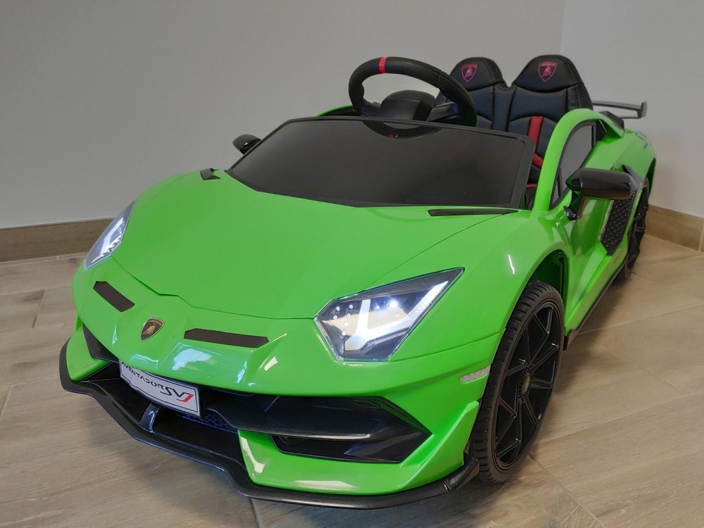 Lamborghini Aventador Electric Ride On Car - Green