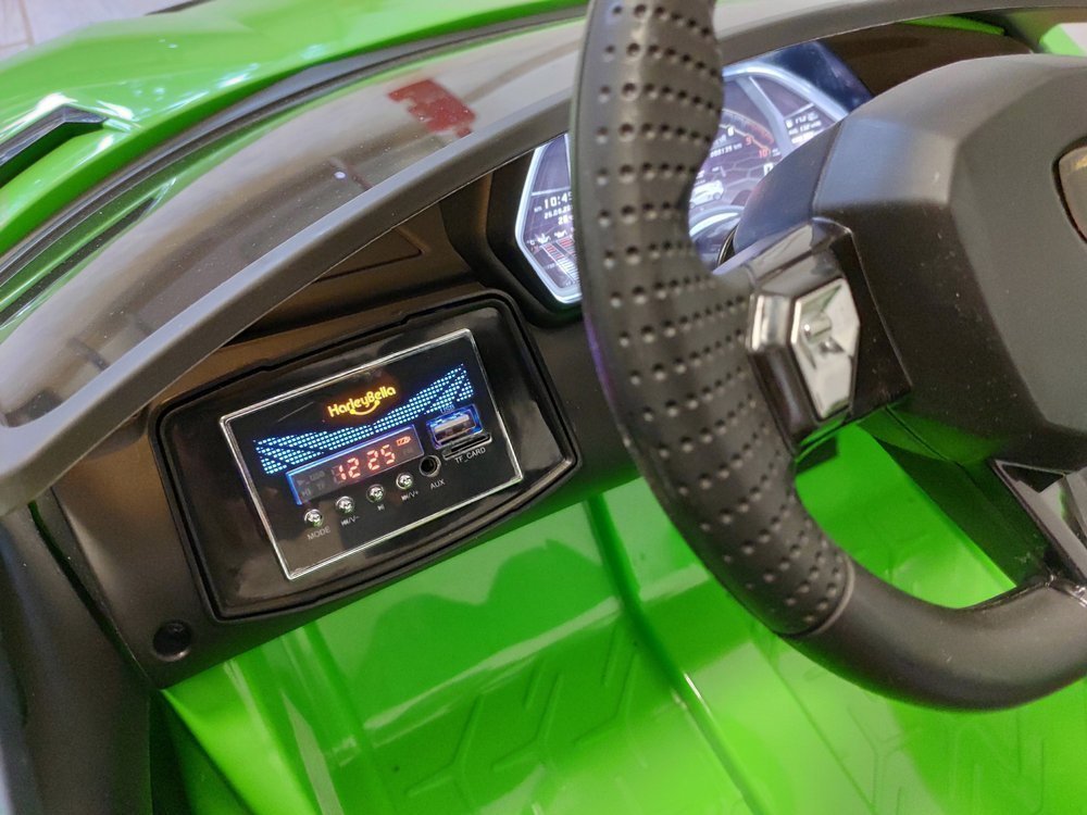 Lamborghini Aventador Electric Ride On Car - Green