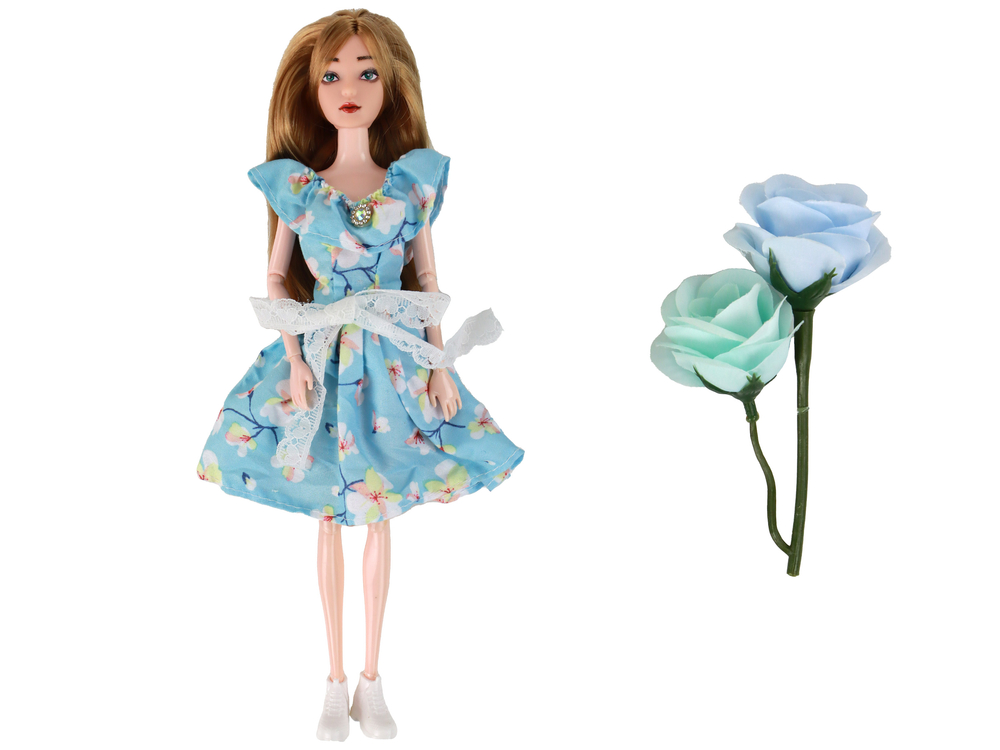 Lelle Emily Blue Flower Dress