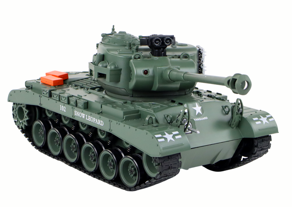 Leopard RC Tank Remote Controlled Cannon 1:18 Gray