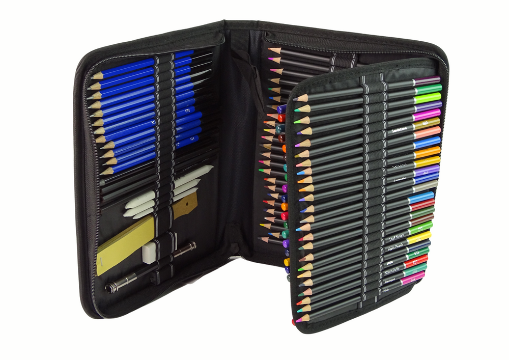 Little Artist's Set Crayons in a Pencil Case 95 pcs.