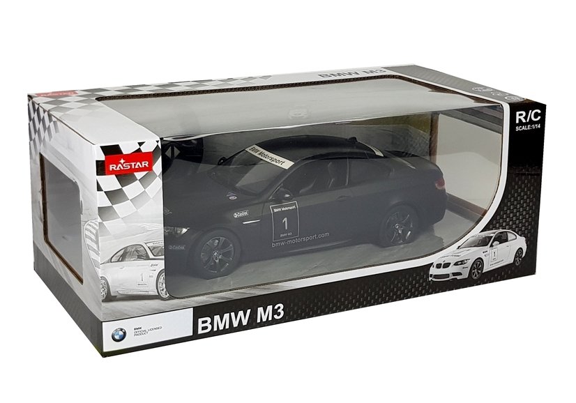 Машина с пультом BMW M3 Rastar 1:14 Black