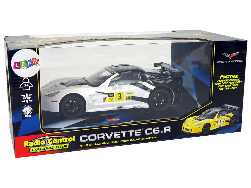 Машина с пультом Corvette C6.R White