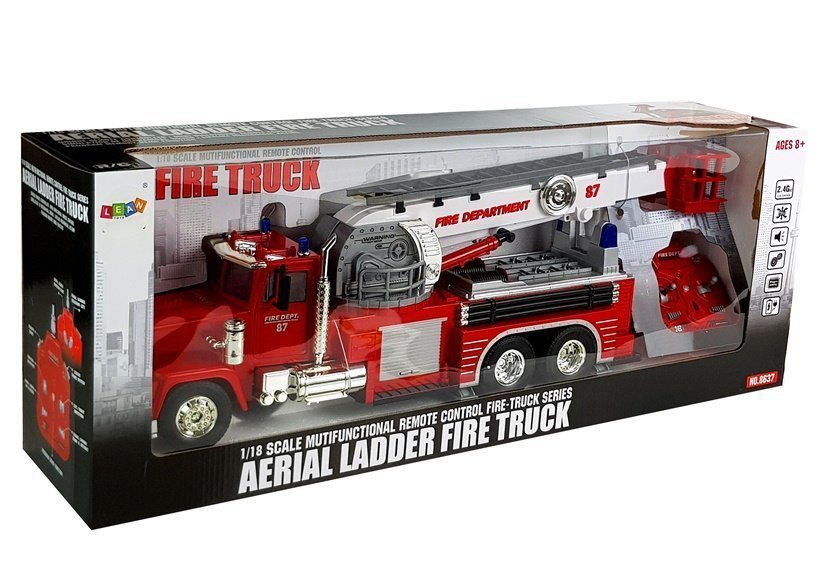 Машина с пультом Firetruck Extendable Rotary Ladder