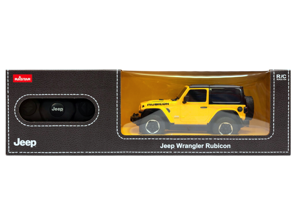 Машина с пультом JEEP Wrangler JL Rubicon Yellow