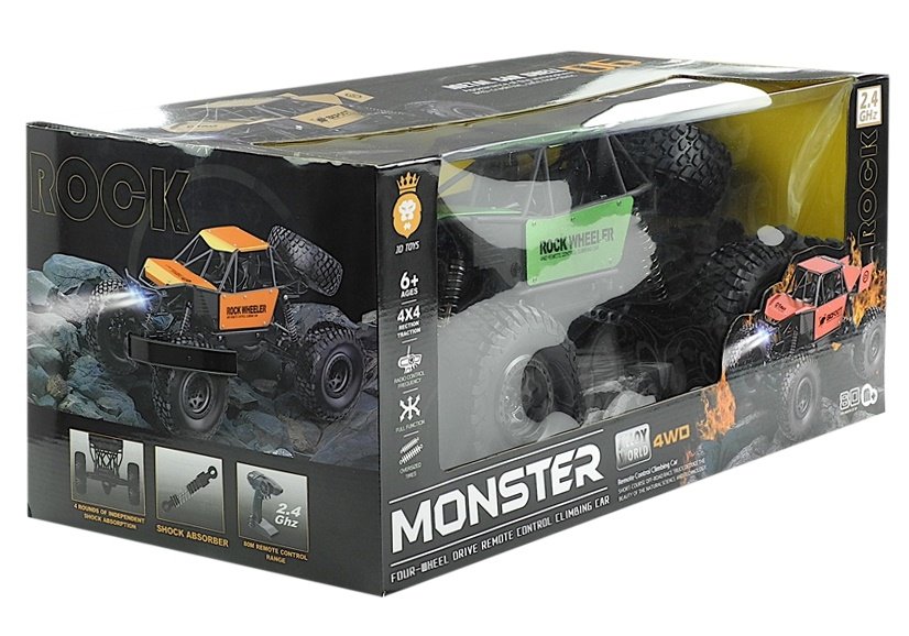 Машина с пультом Monster Car Jeep Green