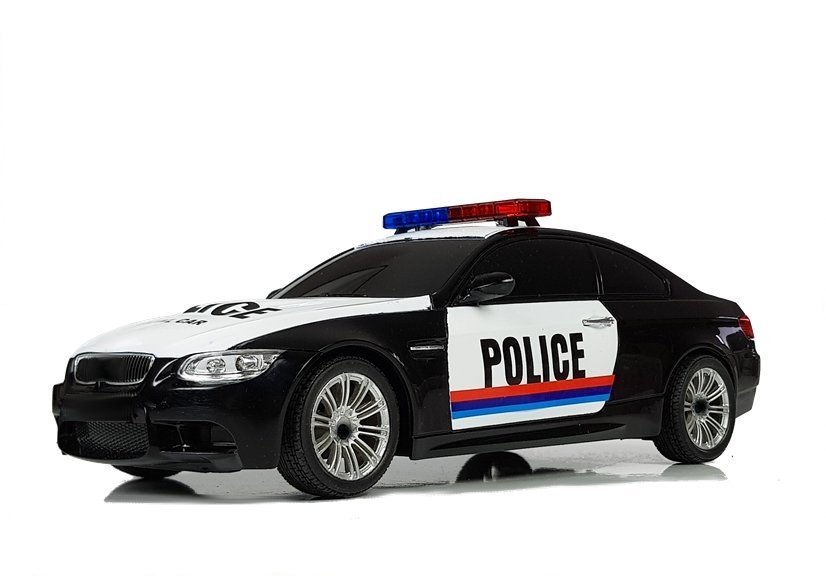 Машина с пультом Police 1:18 White