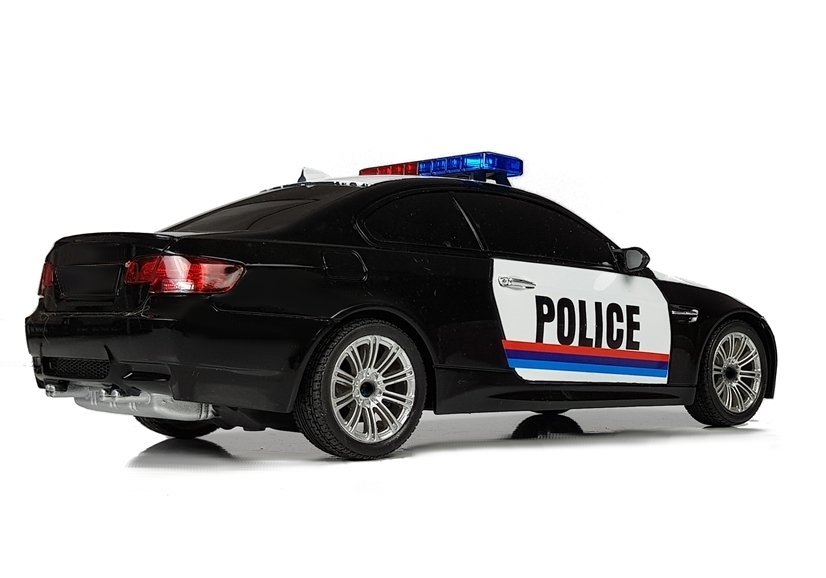 Машина с пультом Police 1:18 White