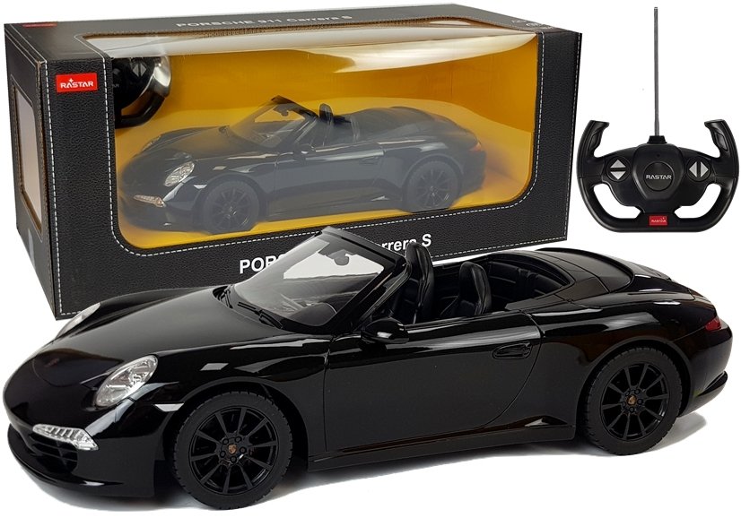 Машина с пультом Porsche 911 Carrera S Rastar 1:12 Black