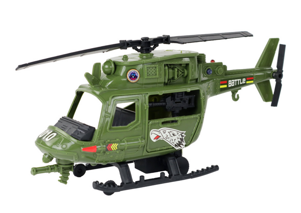 Military Set Military Helicopter Combat Vehicle Control Tower Soldier