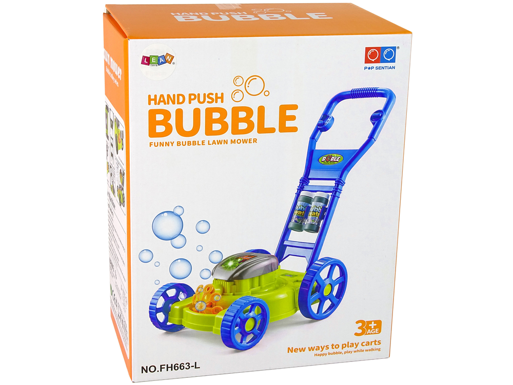 Mower Soap Bubble Machine Blue Soap Bubble Music