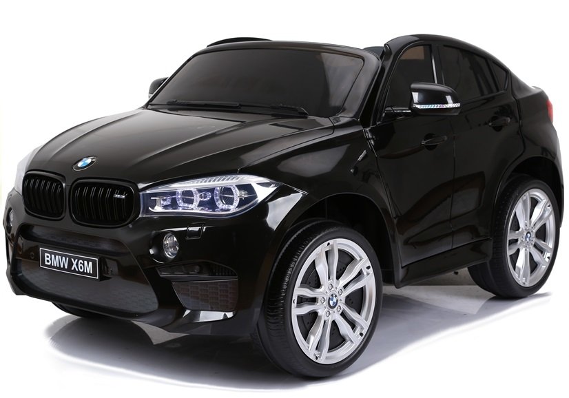 Divvietīgs bērnu elektromobilis BMW X6M Black