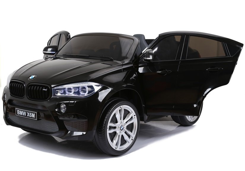 Divvietīgs bērnu elektromobilis BMW X6M Black