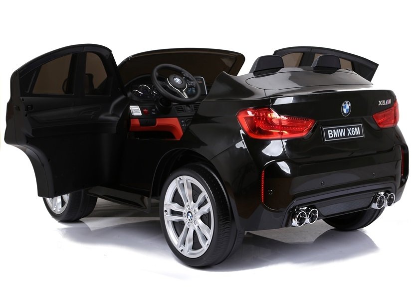 Divvietīgs bērnu elektromobilis BMW X6M Black