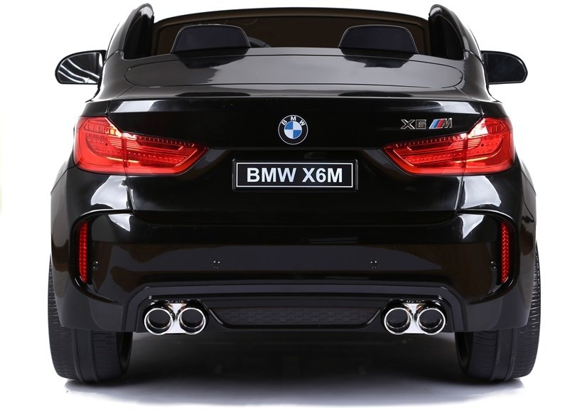 Divvietīgs bērnu elektromobilis BMW X6M Black