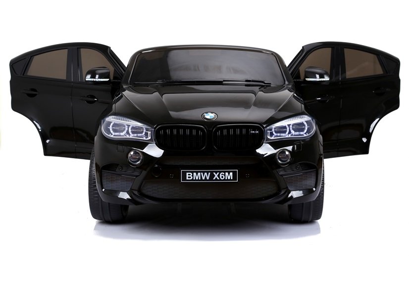 Divvietīgs bērnu elektromobilis BMW X6M Black