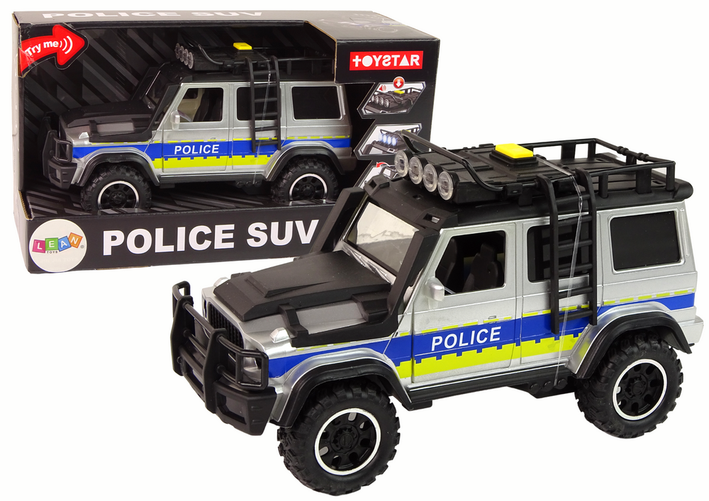 Off Road Police Car 1:14 Friction Drive