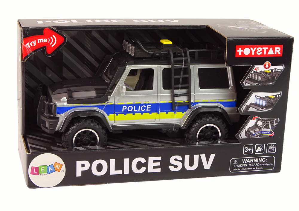 Off Road Police Car 1:14 Friction Drive