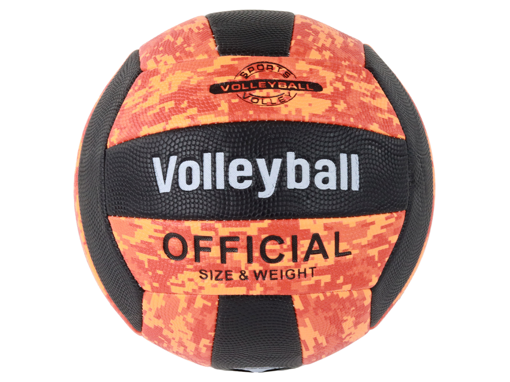 Orange Volleyball Ball, Size 5, Colorful