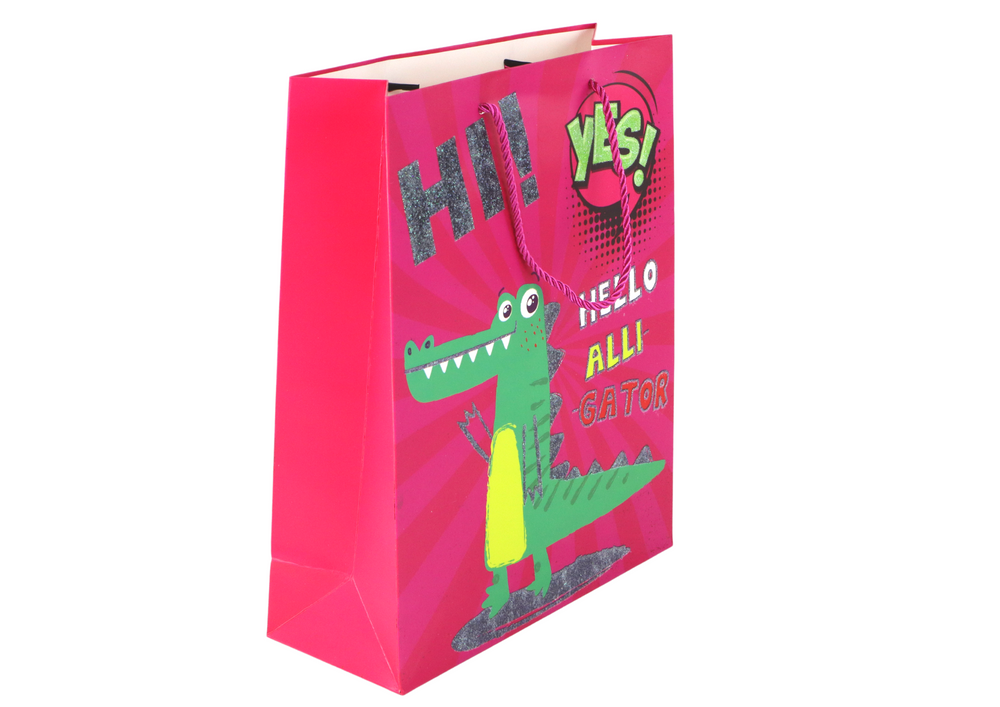 Pink Paper Gift Bag 41.5cm x 30cm x 12cm