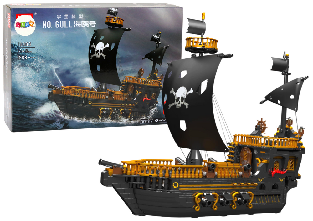 Pirate Ship Ship Construction Blocks 1288 Elements