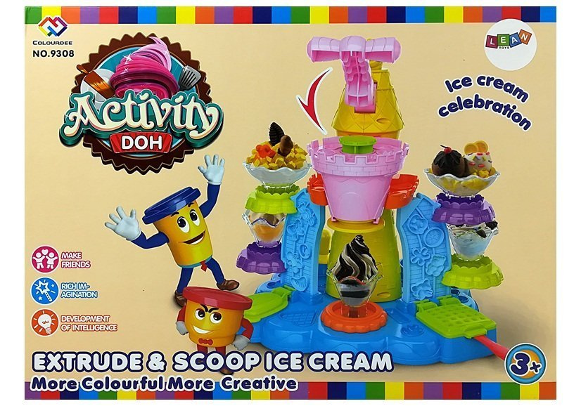 Play dough Set Ice Cream Machine Squeezer Molds