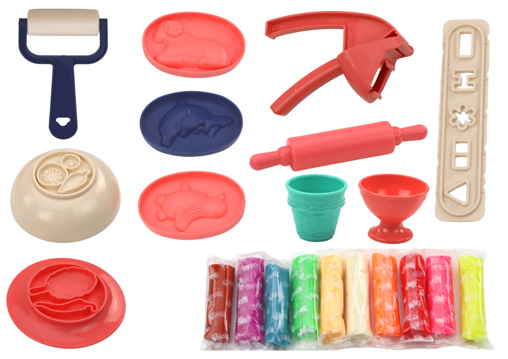 Playdough Set Kitchen Squeezer Chef Accessories