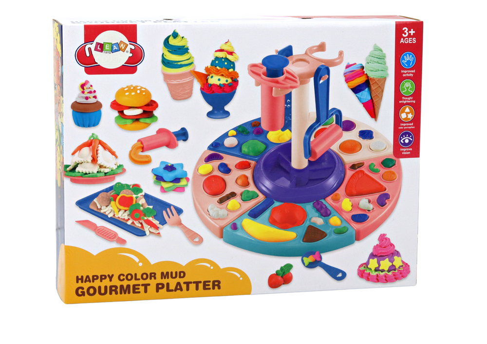 Playdough Set Kitchen Squeezer Chef Accessories