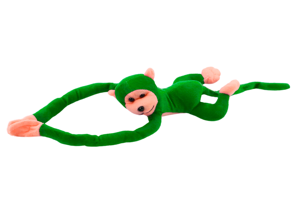 Plush Monkey Mascot with Sound, Green 80 cm