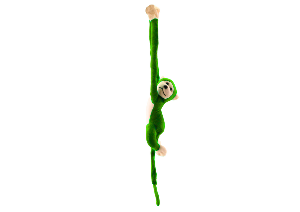 Plush Monkey Mascot with Sound, Green 80 cm