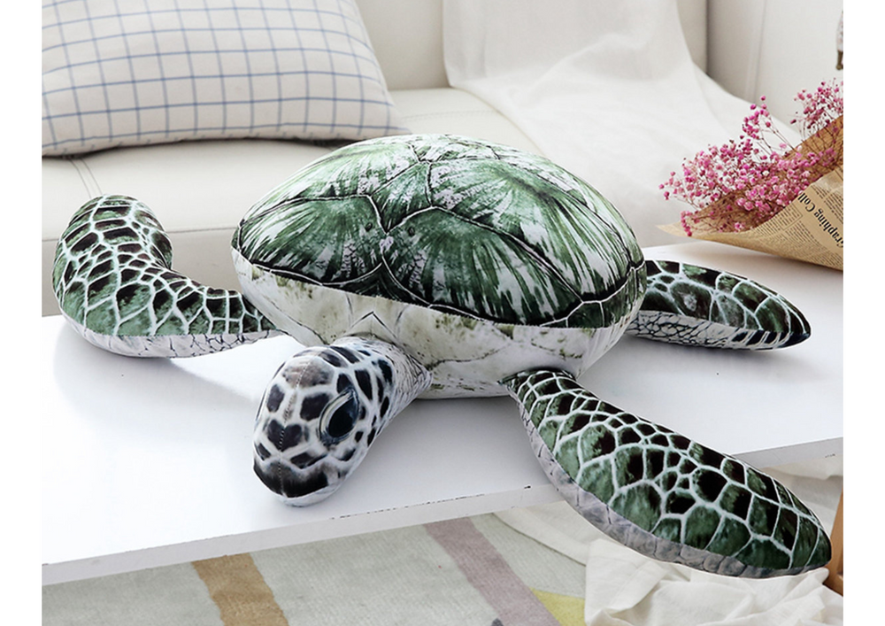 Plush Sea Turtle Mascot 55 cm