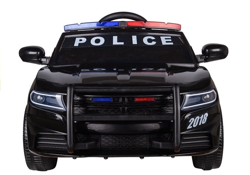 Police Electric Ride-On Car - Black