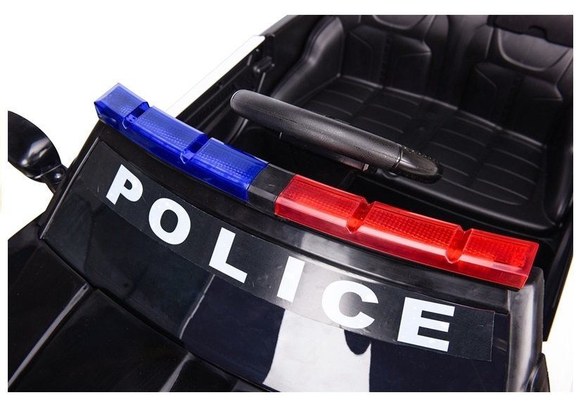 Police Electric Ride-On Car - Black