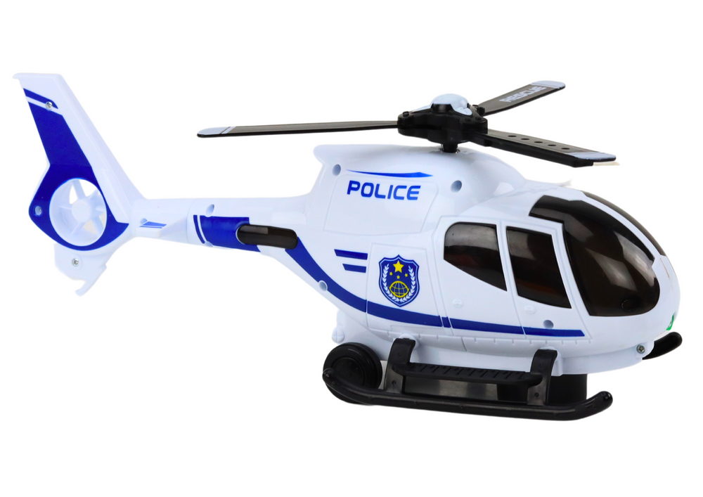 Police Helicopter Driving Lights Sounds