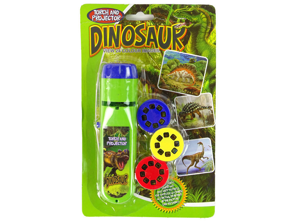 Projector Flashlight Dinosaurs 24 Slides