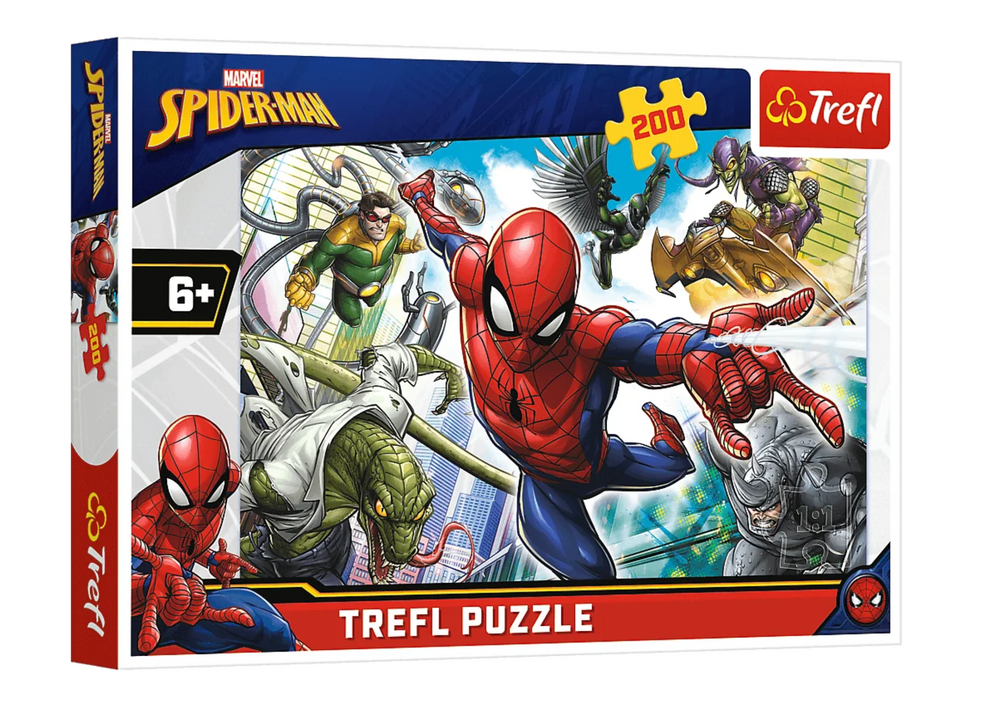 Puzzle 200 pcs. Born Hero Disney Marvel Spiderman Trefl 13235