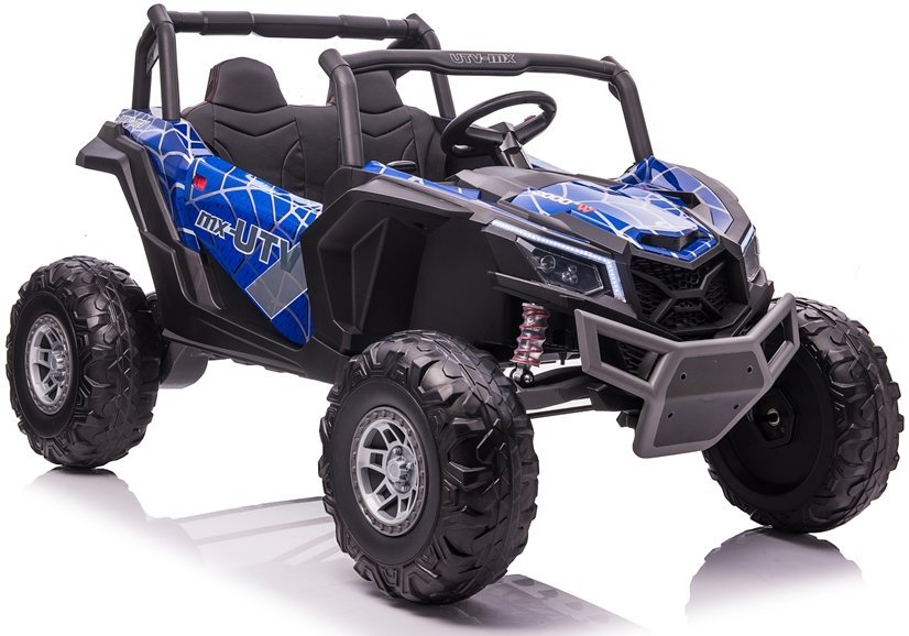 Divvietīgs bērnu elektromobilis Bagijs UTV-MX Blue Spider