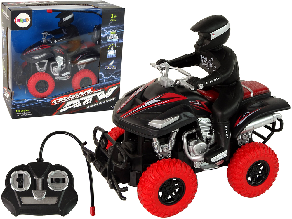 Quad Motor Four-wheeled Off-Road + Driver 1:18