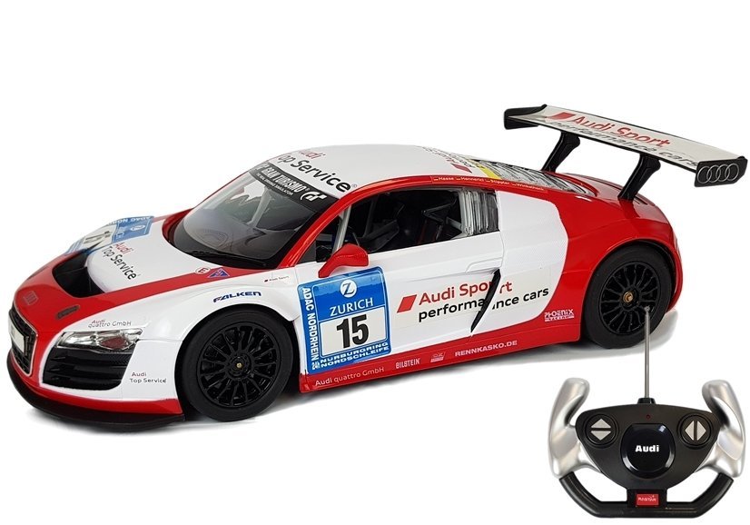 Радиоуправляемая машина на пульте Audi R8 LMS White-Red