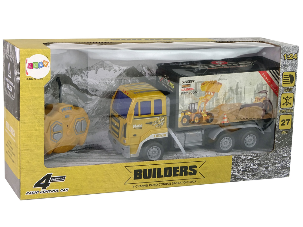 Радиоуправляемая машина на пульте Construction Truck Yellow