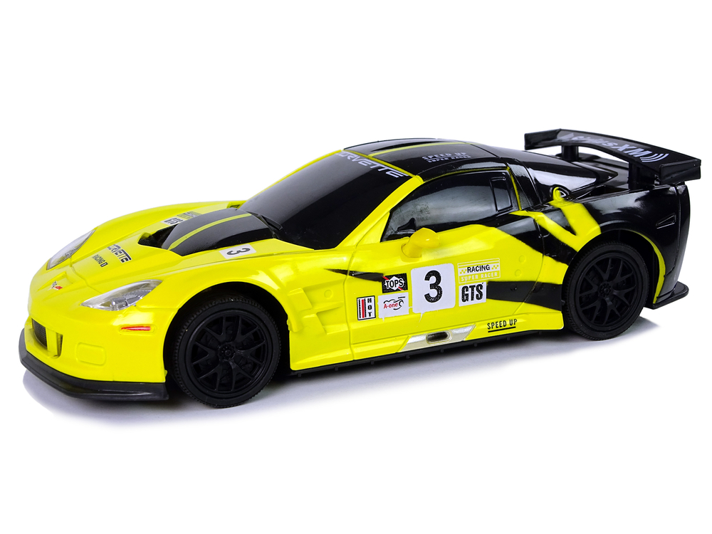 Радиоуправляемая машина на пульте Corvette C6.R Yellow