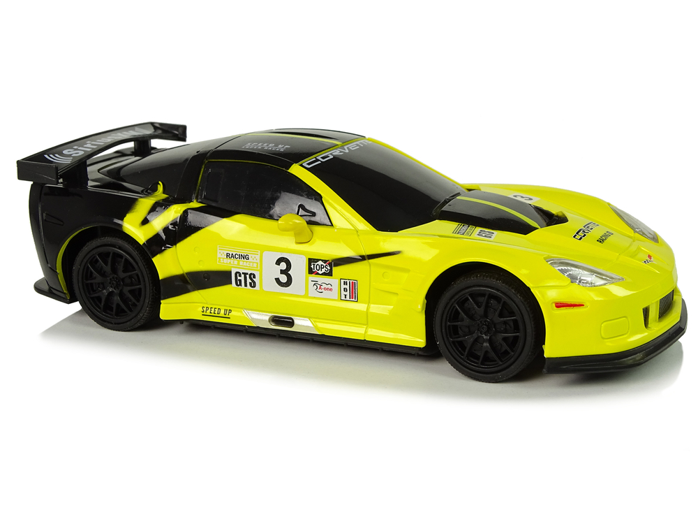 Радиоуправляемая машина на пульте Corvette C6.R Yellow