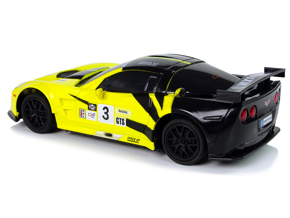 Радиоуправляемая машина на пульте Corvette C6.R Yellow