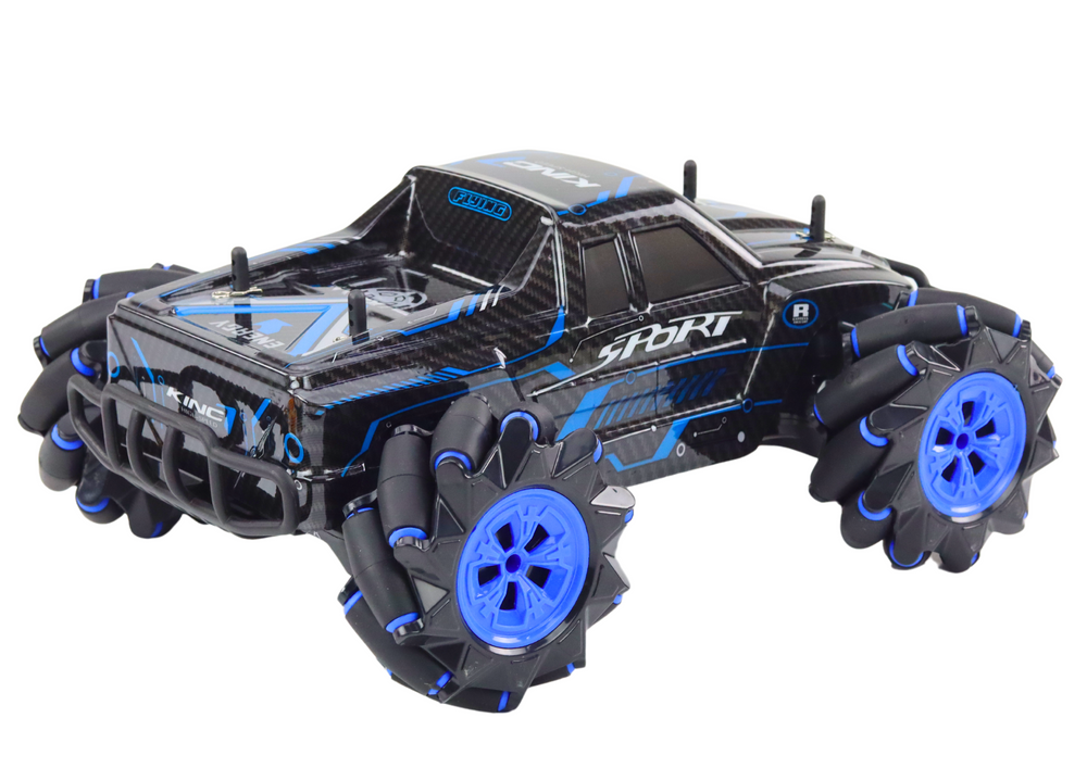 Radiovadāmā mašīna ar pulti Off-Road Drift Blue