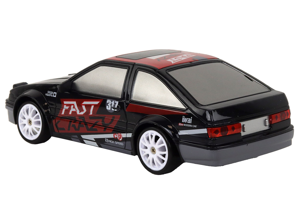 Radiovadāmā mašīna ar pulti Sports Car 1:24 Black