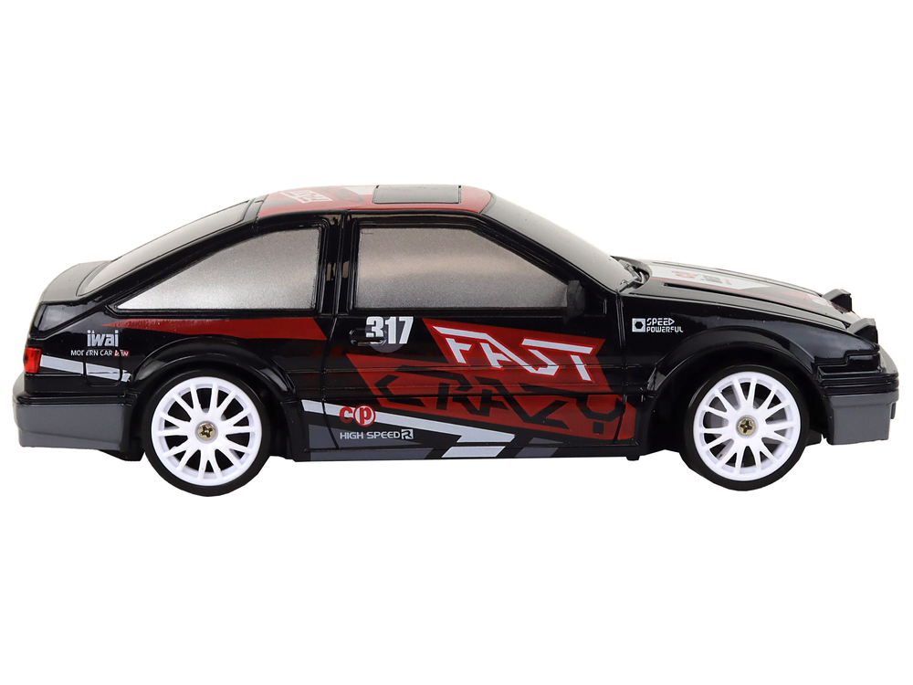 Radiovadāmā mašīna ar pulti Sports Car 1:24 Black