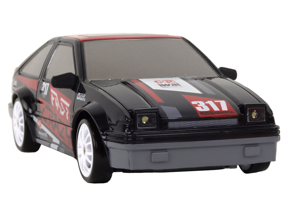 Radiovadāmā mašīna ar pulti Sports Car 1:24 Black