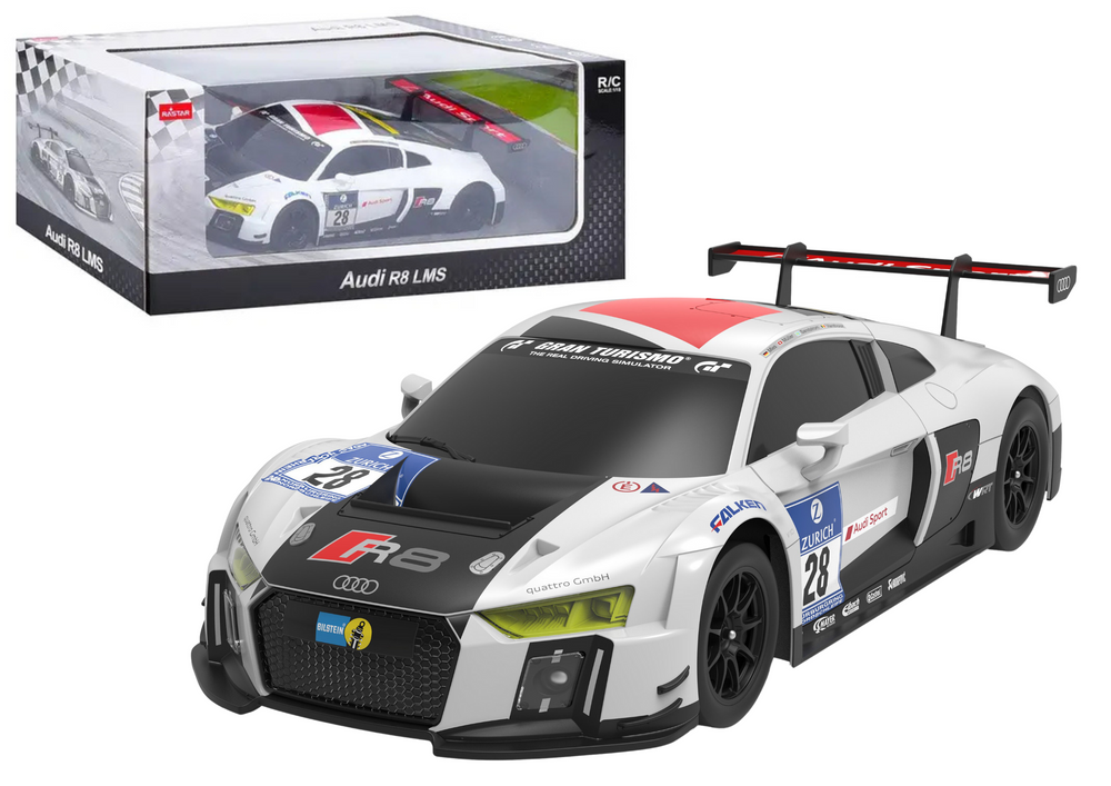 Радиоуправляемая машина AUDI R8 LMS White and Black